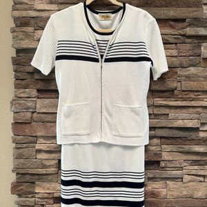 Made in Japan 2-piece dress set with cute jacket OL Office Lady Look